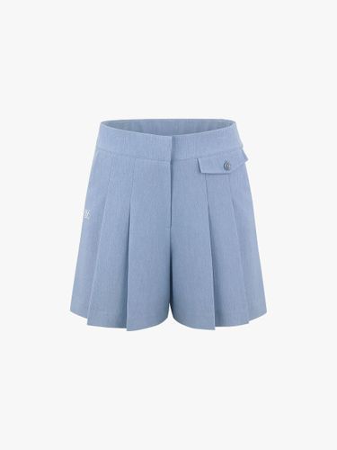 Pleated A-line Versatile Culottes [Light Blue] - FAIRLIAR GOLF - Modalova