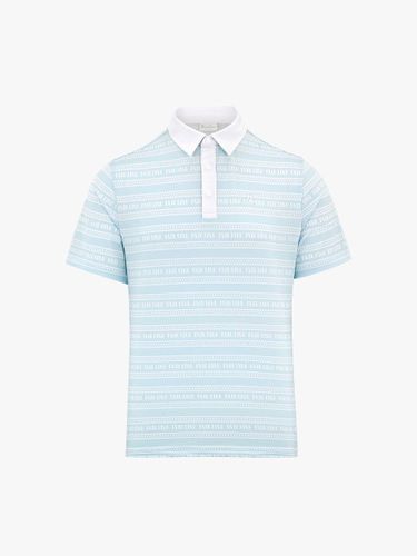 Logo Pattern Regular Fit T-Shirt [GREEN] - FAIRLIAR GOLF - Modalova