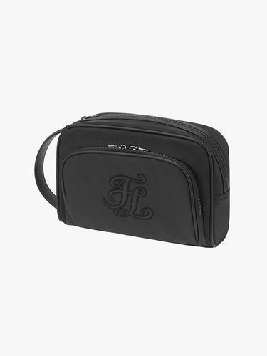 Premium Nylon Spacious Men's Pouch [Black] - FAIRLIAR GOLF - Modalova