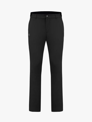 Straight-Fit Elastic Banding Polyester Pants [Black] - FAIRLIAR GOLF - Modalova