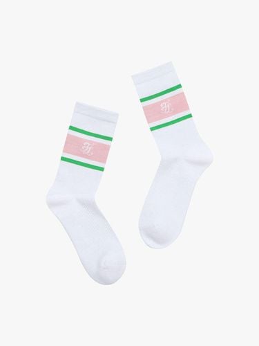 Logo Color Block Premium Ankle Socks [] - FAIRLIAR GOLF - Modalova