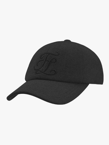 Symbol Logo Herringbone Adjustable Cap [Black] - FAIRLIAR GOLF - Modalova