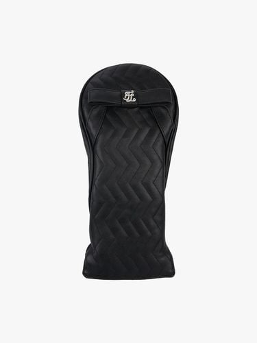 Ribbon Quilted Artificial Leather Driver Cover [Black] - FAIRLIAR GOLF - Modalova