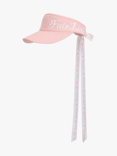 Wide Brim Detachable Ribbon Visor [Pink] - FAIRLIAR GOLF - Modalova