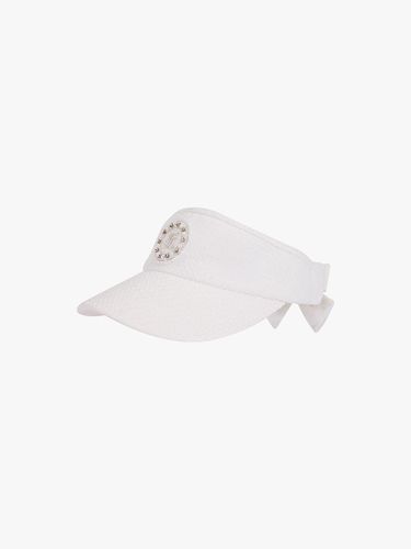 Tweed Wide Polyester Visor [Cream] - FAIRLIAR GOLF - Modalova