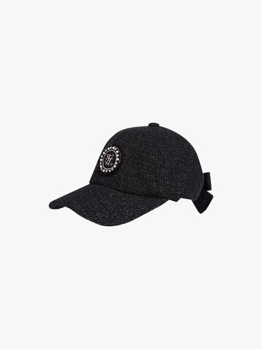 Tweed Pearl Crystal Cap [Black] - FAIRLIAR GOLF - Modalova