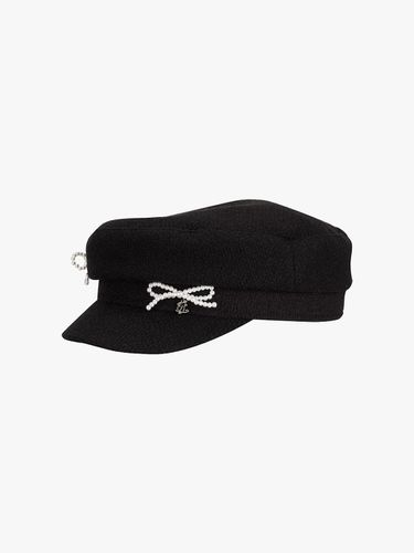 Pearl Ribbon Tweed Sailor Hat [] - FAIRLIAR GOLF - Modalova