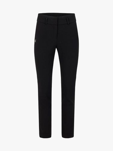 High-waist Slim-fit Hidden Buckle Pants [Black] - FAIRLIAR GOLF - Modalova