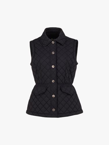 Quilted Slim Flare Water-Repellent Vest [Black] - FAIRLIAR GOLF - Modalova