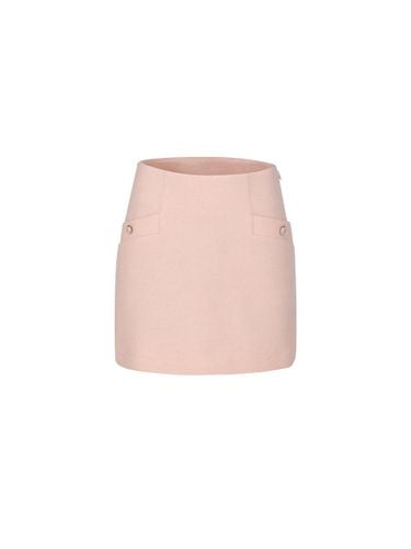 Boucle H-line Fleece-lined Skirt [Pink] - FAIRLIAR GOLF - Modalova