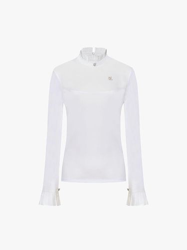 Frilled Windproof Layer T-shirt [Beige] - FAIRLIAR GOLF - Modalova