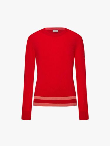 Cashmere Wool Logo Knit [RED] - FAIRLIAR GOLF - Modalova