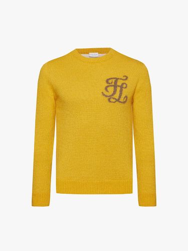 Windproof Mohair Wool Logo Knit [Yellow] - FAIRLIAR GOLF - Modalova