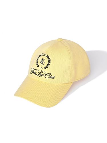 Cotton Embroidered Logo Baseball Cap [Yellow] - FAIRLIAR CLUB - Modalova