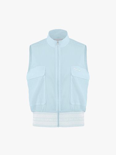 Big Pocket Nylon Relaxed Fit Vest [GREEN] - FAIRLIAR GOLF - Modalova