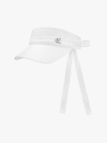 Tweed Tape Ribbon Adjustable Visor [] - FAIRLIAR GOLF - Modalova