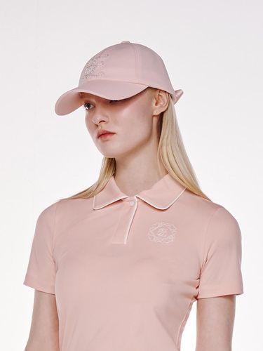 Beaded Embroidered Adjustable Cap [Pink] - FAIRLIAR GOLF - Modalova