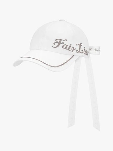 Logo Embroidered Adjustable Cotton Cap [Coco Brown] - FAIRLIAR GOLF - Modalova