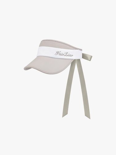 Lightweight Polyester Adjustable Visor [Beige] - FAIRLIAR GOLF - Modalova