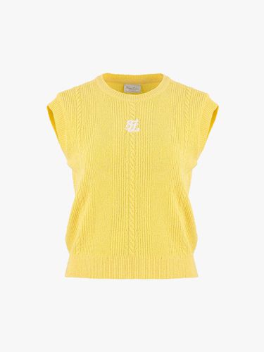 Terry Knit Drop-shoulder Loose Fit Vest [Yellow] - FAIRLIAR GOLF - Modalova