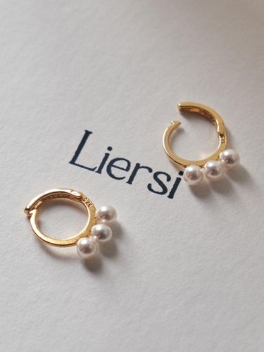 Sterling Pearl One Touch Earrings - liersi - Modalova