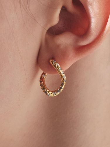 Cubic Handcrafted Flexible Earrings [, Gold] - liersi - Modalova