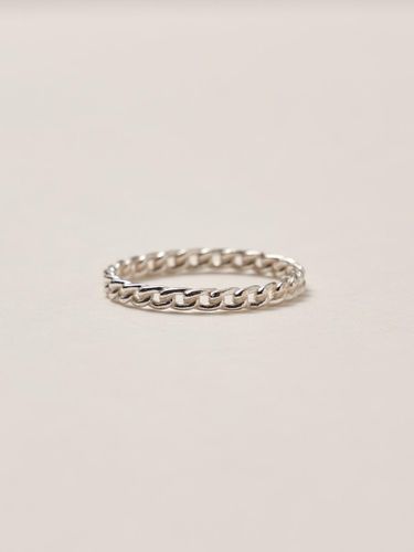 Sterling Silver Chain Delicate Ring - liersi - Modalova