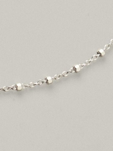 Silver Handcrafted Layered Dot Necklace - liersi - Modalova