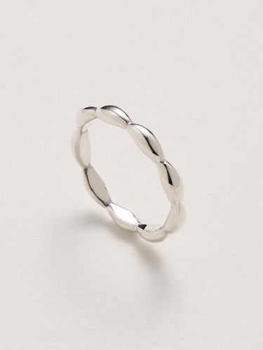 Sterling Silver Minimalist Ring [WHITE] - liersi - Modalova