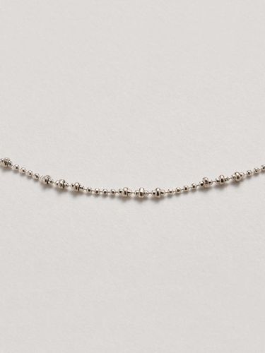 Sterling Silver Adjustable Chain Necklace - liersi - Modalova