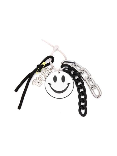 Premium Leather Smile Chain Key Ring [BLACK] - Paul's Boutique - Modalova