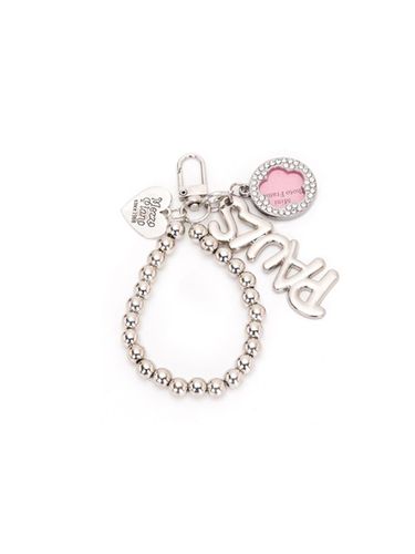 Stone-Detailed Metal Photo Frame Key Ring [SILVER] - Paul's Boutique - Modalova