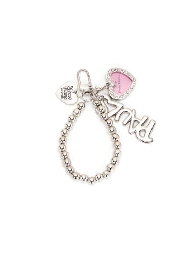 Heart Frame Stone Decorative Photo Keyring [SILVER] - Paul's Boutique - Modalova