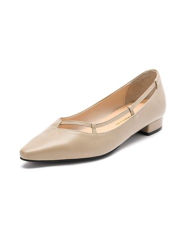 Premium Leather Ballet-Inspired Flats [] - back of the moon - Modalova