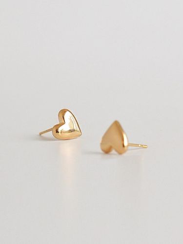 K Gold Hollow Heart Lightweight Earrings - modernlike - Modalova