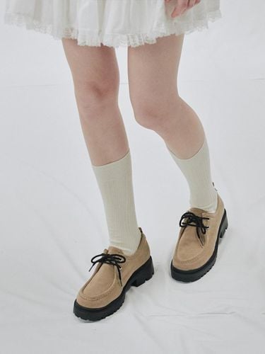 Casual Spirit Molded Sole 4cm Loafer [Beige] - MAC MOC - Modalova