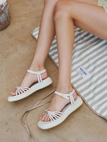 Feminine Square Toe Strap 2.5cm Heel Sandals - MAC MOC - Modalova