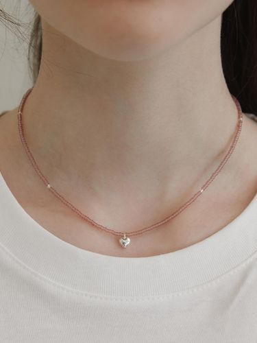 Sterling Silver Beaded Delicate Necklace [] (NZ2449) - TATIANA - Modalova