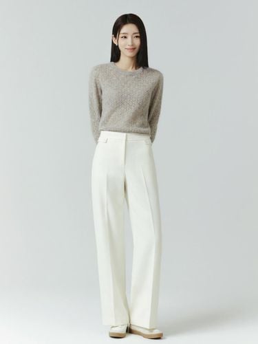 Wide Strap Semi-Wide Fit Point Pants (ITO1WPT700) - itMICHAA - Modalova