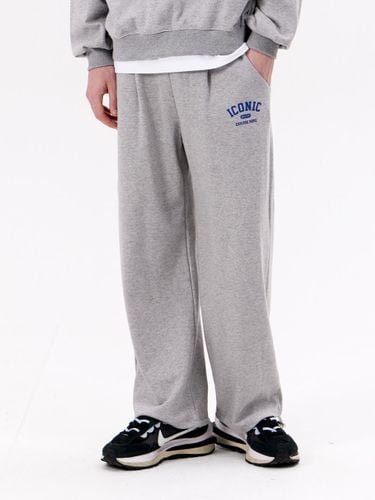 Relaxed One-Pleat Wide-Leg Double-Sided Sweatpants - BSMT - Modalova