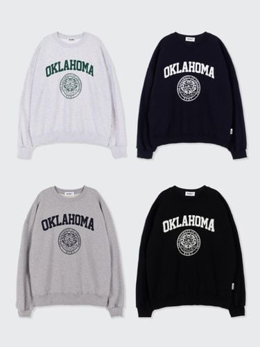 Overfit Retro Cotton-Polyester Oklahoma Sweatshirt - BSMT - Modalova