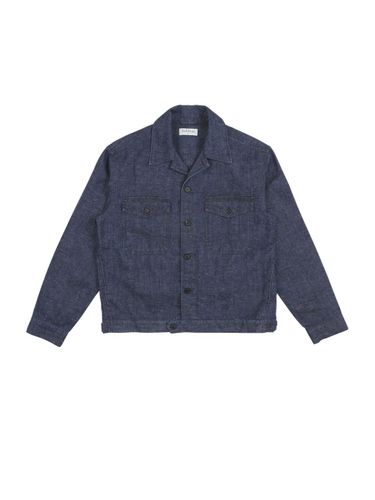 French Heritage Hemp Blend Cycle Jacket [Indigo] - SENTIBONES - Modalova