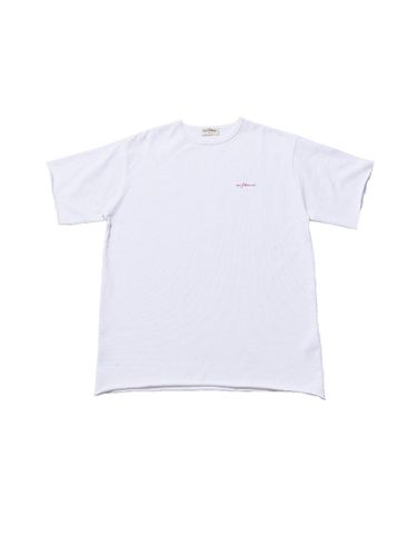 Cotton Logo Cut-off T-shirt [Beige] - SENTIBONES - Modalova