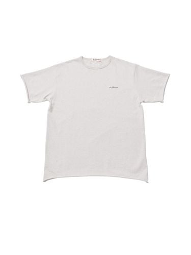 Cotton Logo Stitch Cut-off T-shirt [Light Brown] - SENTIBONES - Modalova