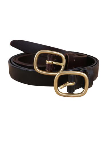 Vegetable Italian Leather Embossed Belt [2COLOR] - SENTIBONES - Modalova