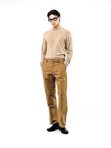 Regular Fit Heavy Weight Cotton Pants [Beige] (M244PT03BE) - Chance’s noi - Modalova