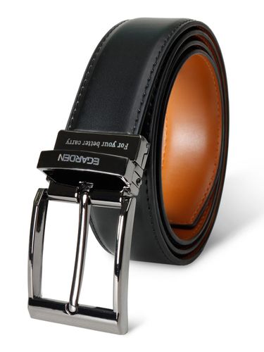 Reversible Dual-Sided Premium Leather Belt - egarden - Modalova