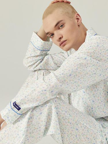 Cotton Modal Dew Pattern Pajamas - SLEEPYCAT - Modalova