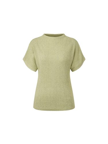 Winter Cap Sleeve Pleated Top [GREEN] - MONPLISSE - Modalova