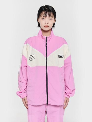 UFC Champion Relaxed-Fit Woven Track Jacket [Pink] (U2JKT3303LP) - UFCSPORT - Modalova